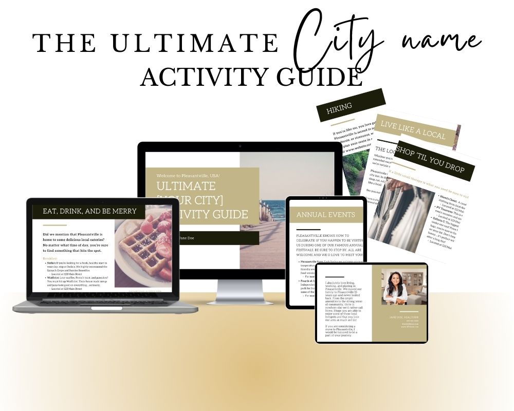 The ultimate City activity guide template