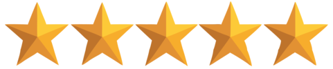5 stars horizontal
